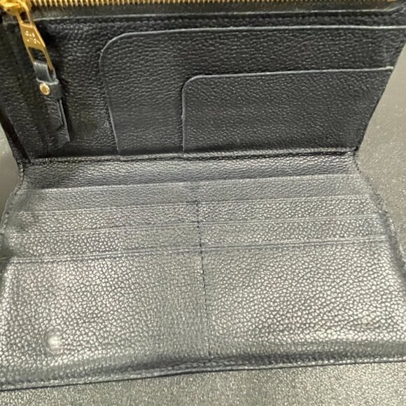Louis Vuitton Monogram Empreinte Portefeuille Sarah Wallet Black (JB1120) - Picture 11 of 14